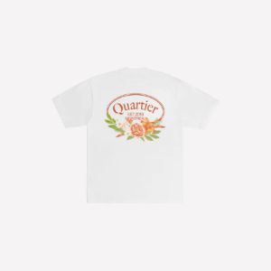 FLOWERS AT HOME TEE WHITE sold by Hobbyism