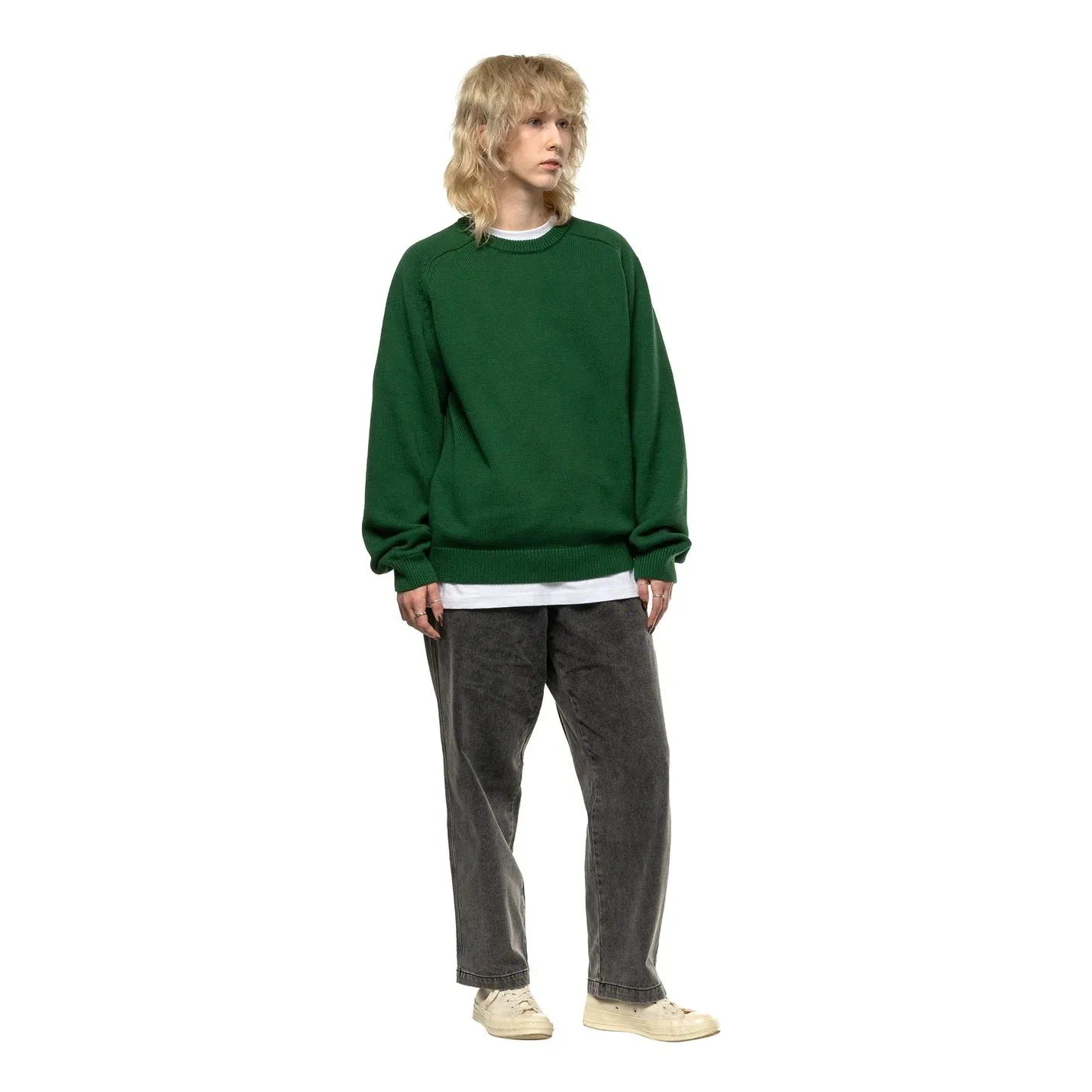 KNIT SWEATER FOREST GREEN sold by Hobbyism product image thumbnail 2