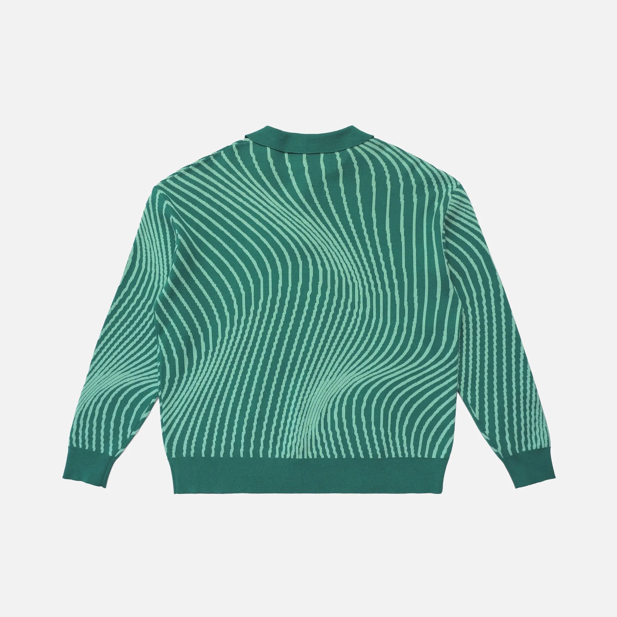 BOUNDING LS KNIT POLO GREEN sold by Hobbyism product image thumbnail 2