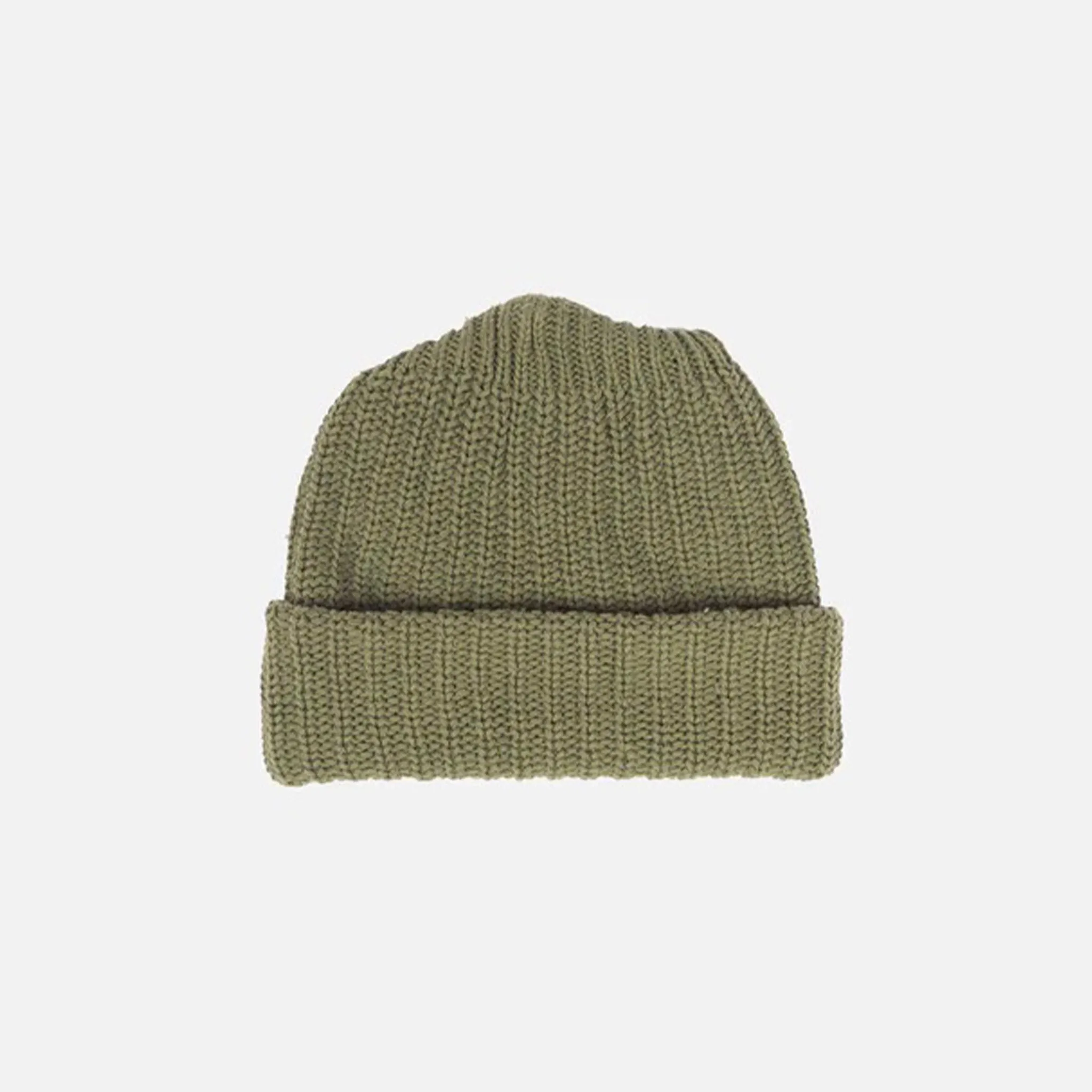 HEAVY KNIT BEANIE OLIVE sold by Hobbyism