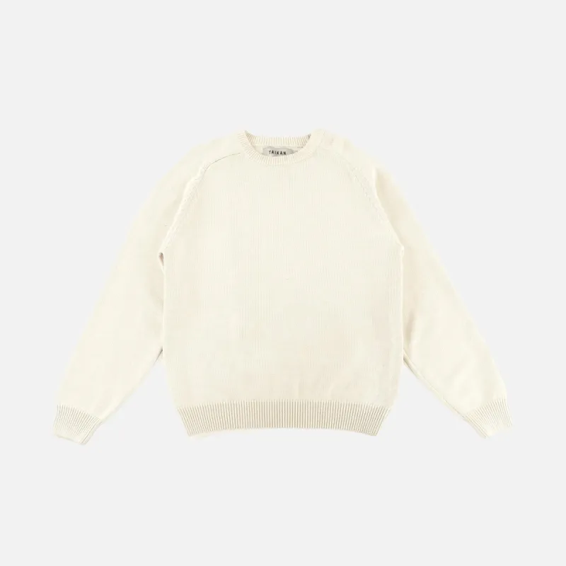 KNIT SWEATER CREAM sold by Hobbyism