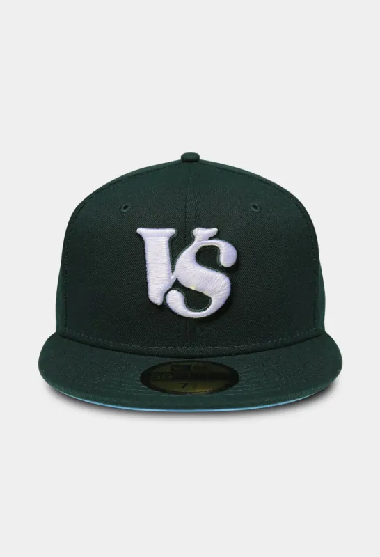 VERSUS NEW ERA 59FIFTY DARK GREEN/DOSCIENTO sold by Hobbyism