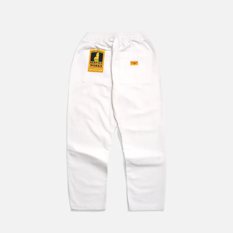 CANVAS CHEF PANT OFF WHITE sold by Hobbyism