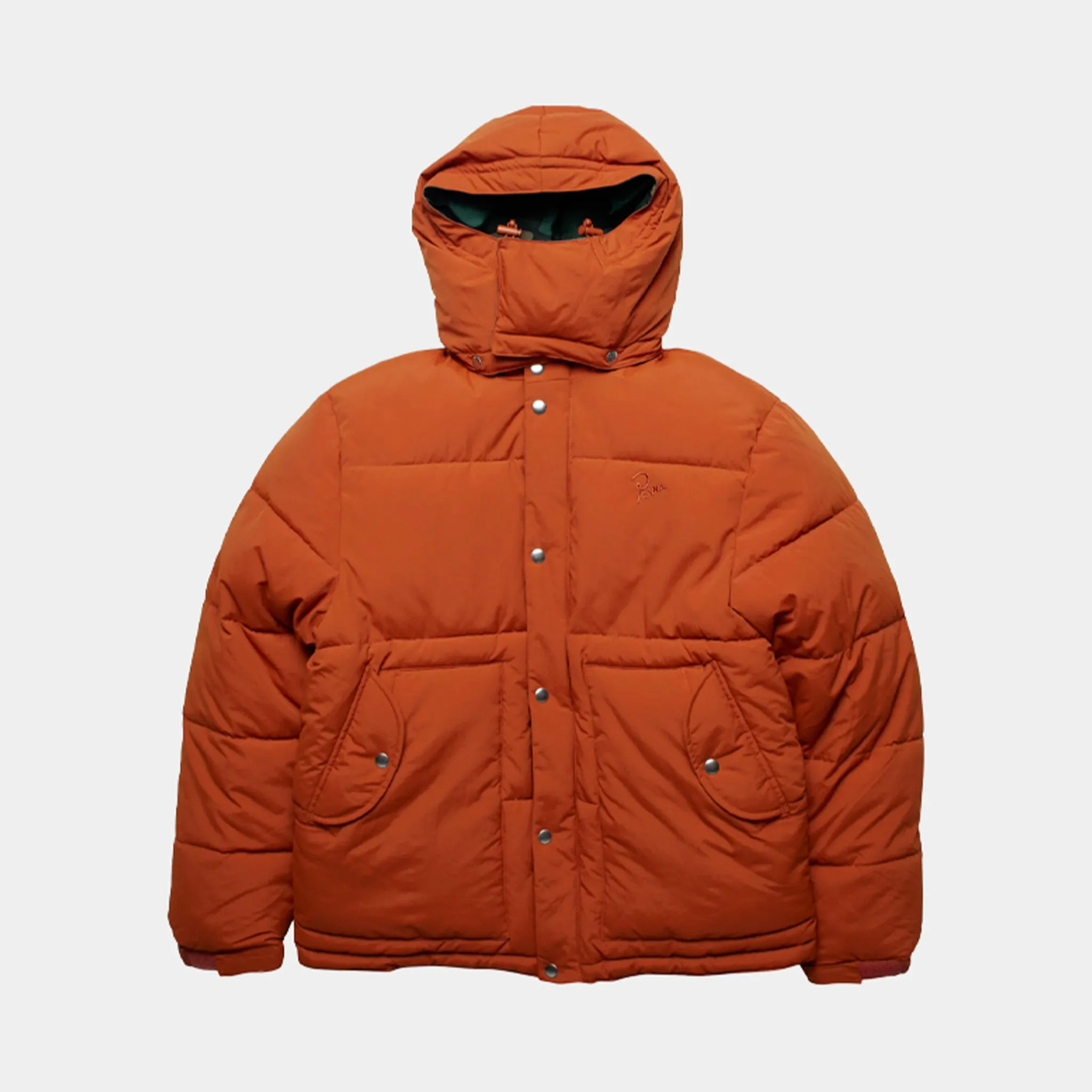 TREES IN WIND PUFFER JACKET SIENNA ORANGE sold by Hobbyism