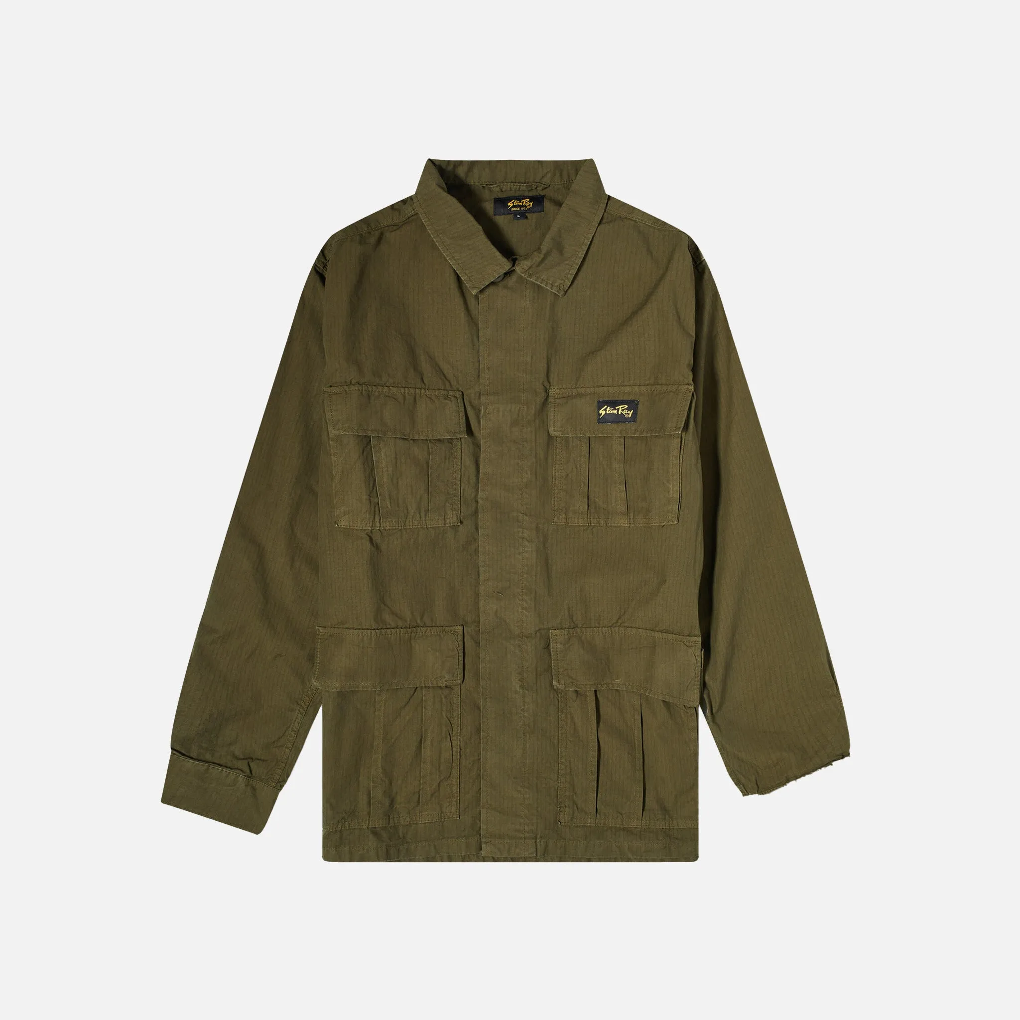 UTILITY JACKET OLIVE RIPSTOP sold by Hobbyism