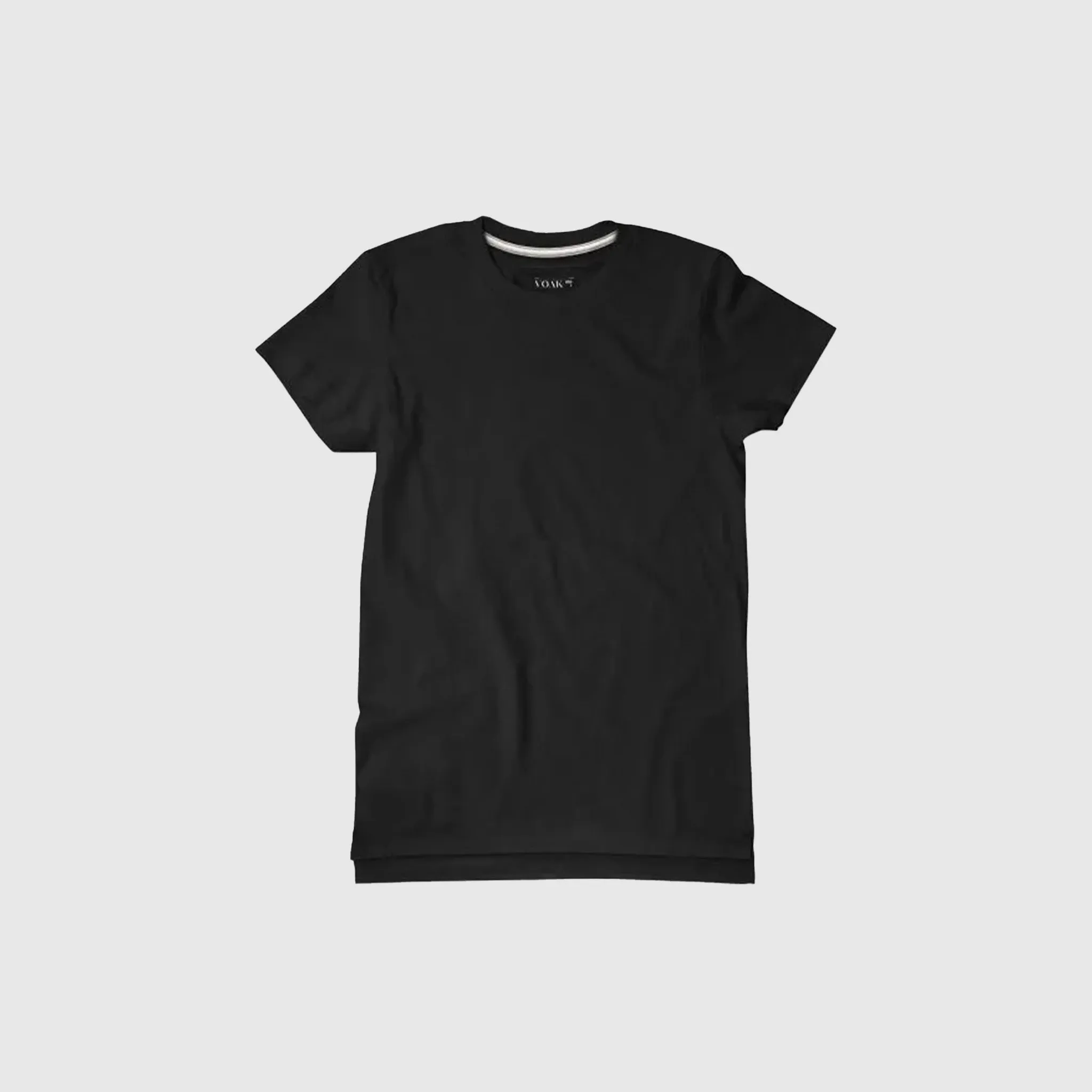 RIVAL SPLIT HEM T-SHIRT BLACK sold by Hobbyism