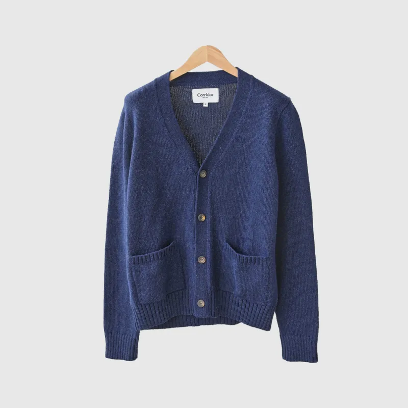 ALPAWOOL CARDIGAN NAVY sold by Hobbyism