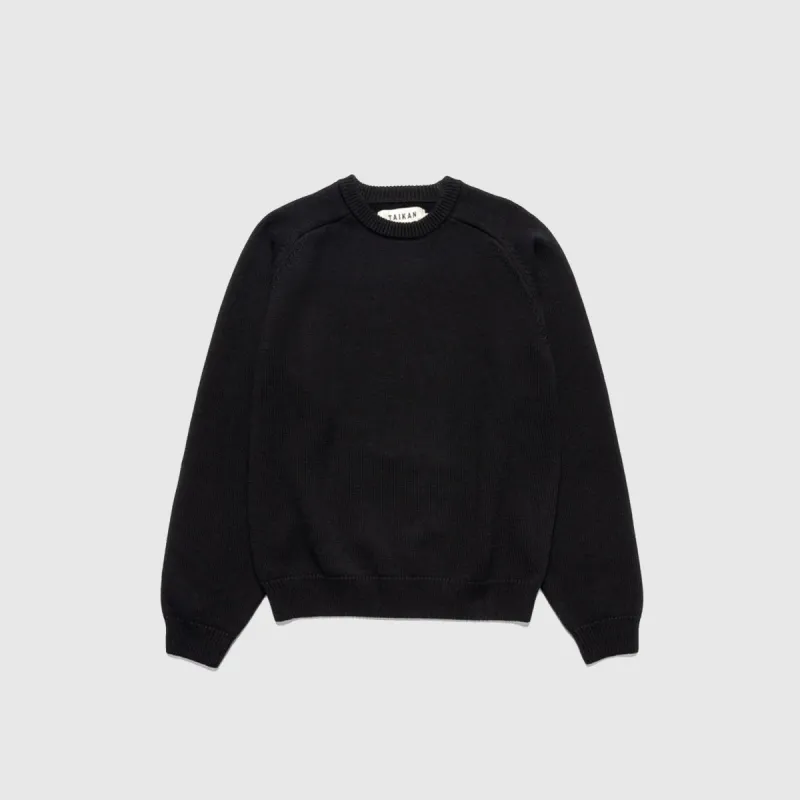 KNIT SWEATER BLACK sold by Hobbyism