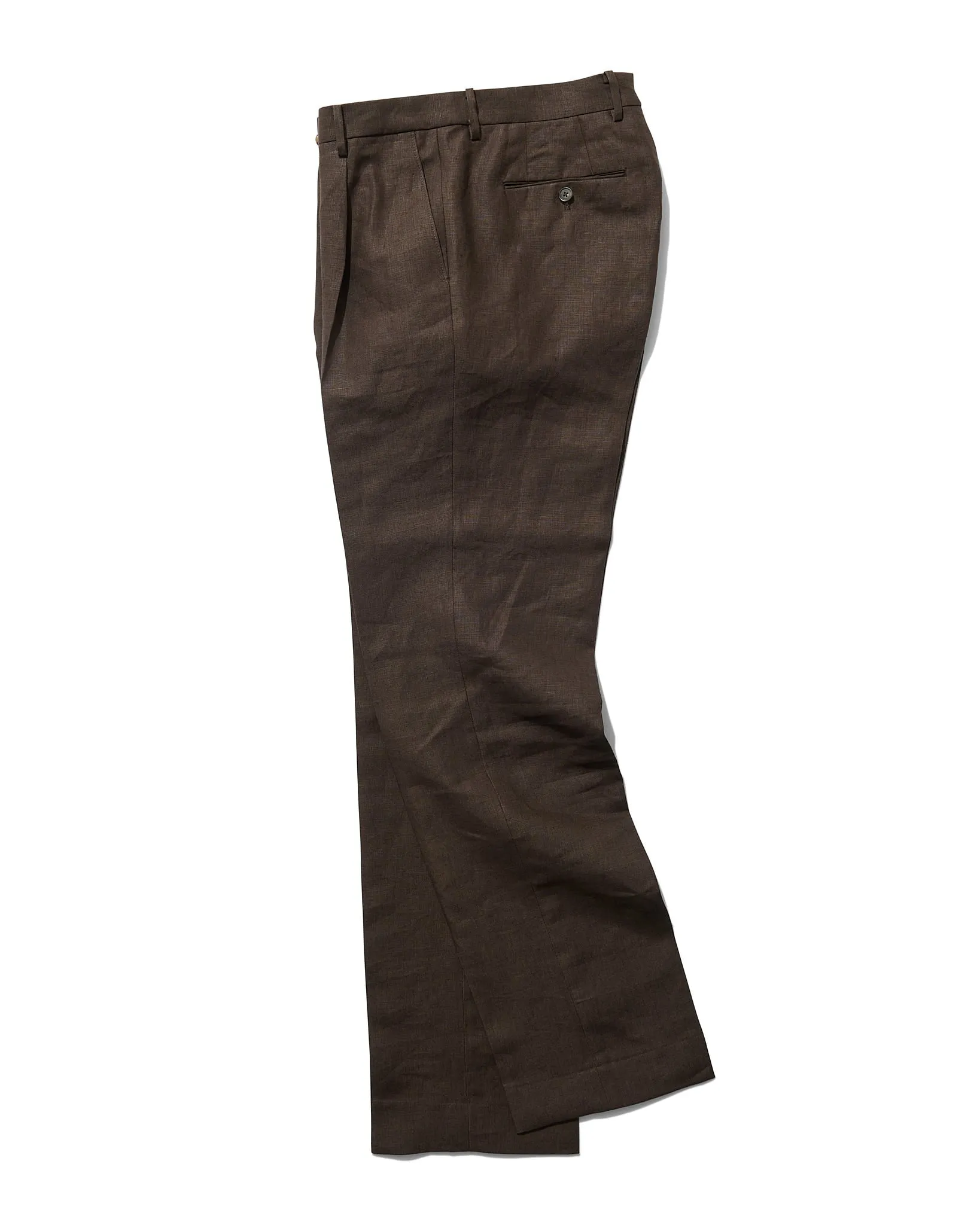 Linen Slacks in Brown sold by Rubato