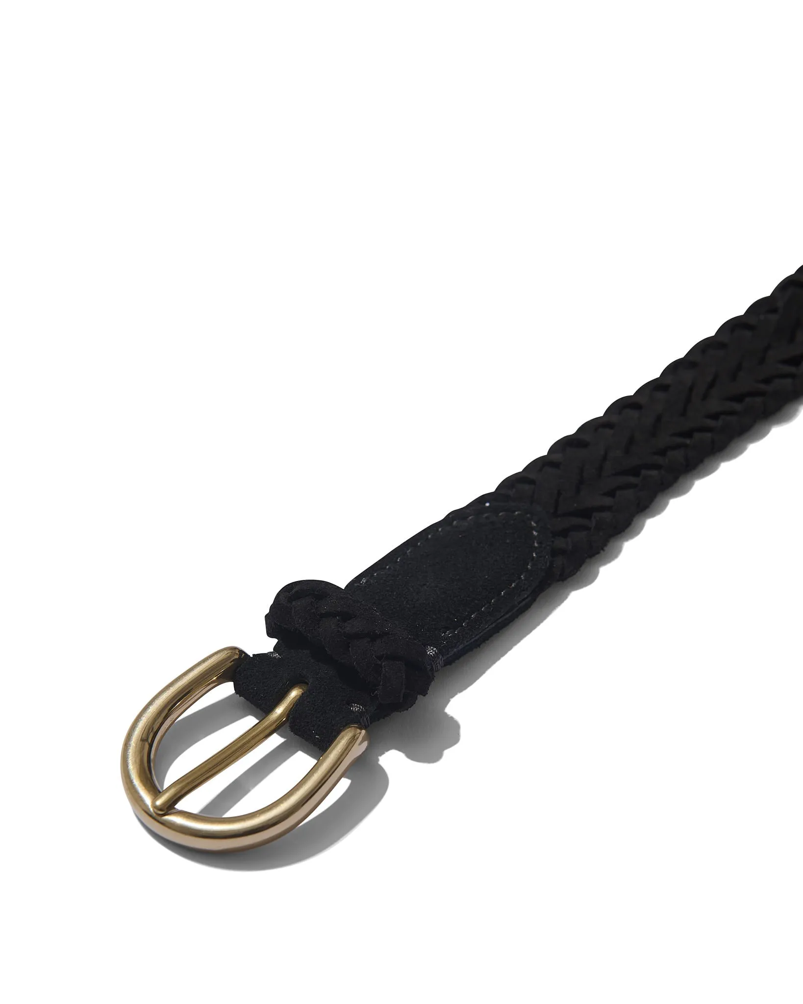 Woven Belt in Black Suede sold by Rubato product image thumbnail 2