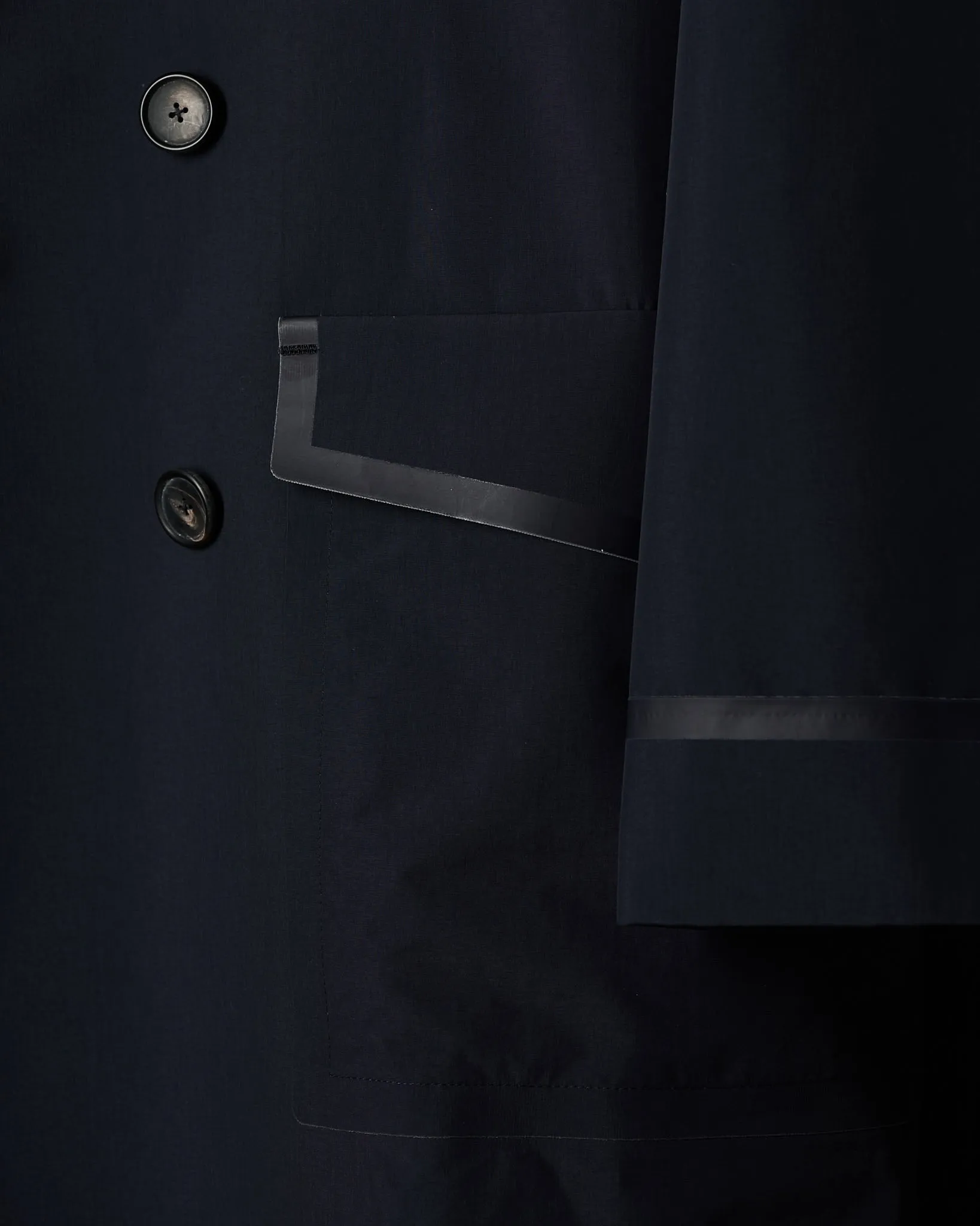 Storm Coat in Deep Navy sold by Rubato product image thumbnail 3