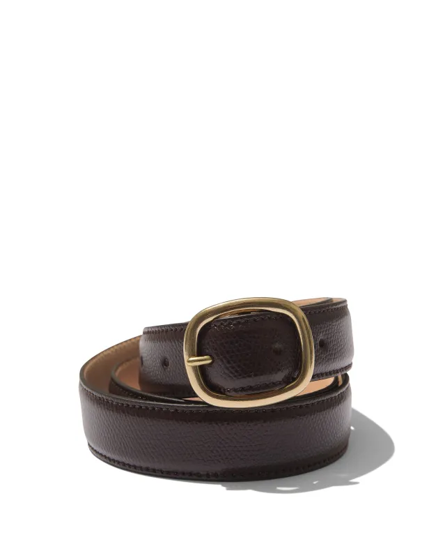 Ellington Belt in Brown Grain sold by Rubato