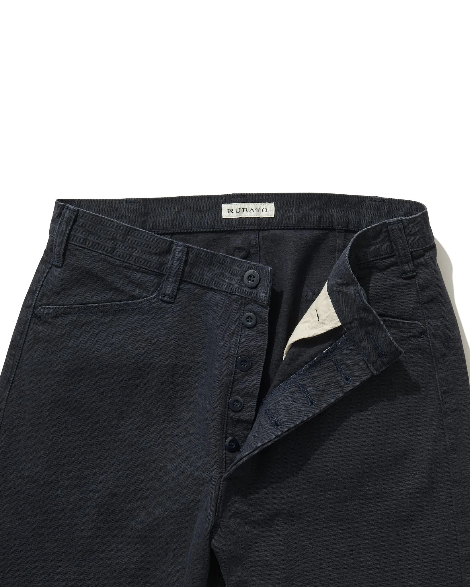 French Pocket Trouser in Navy HBT sold by Rubato product image thumbnail 4