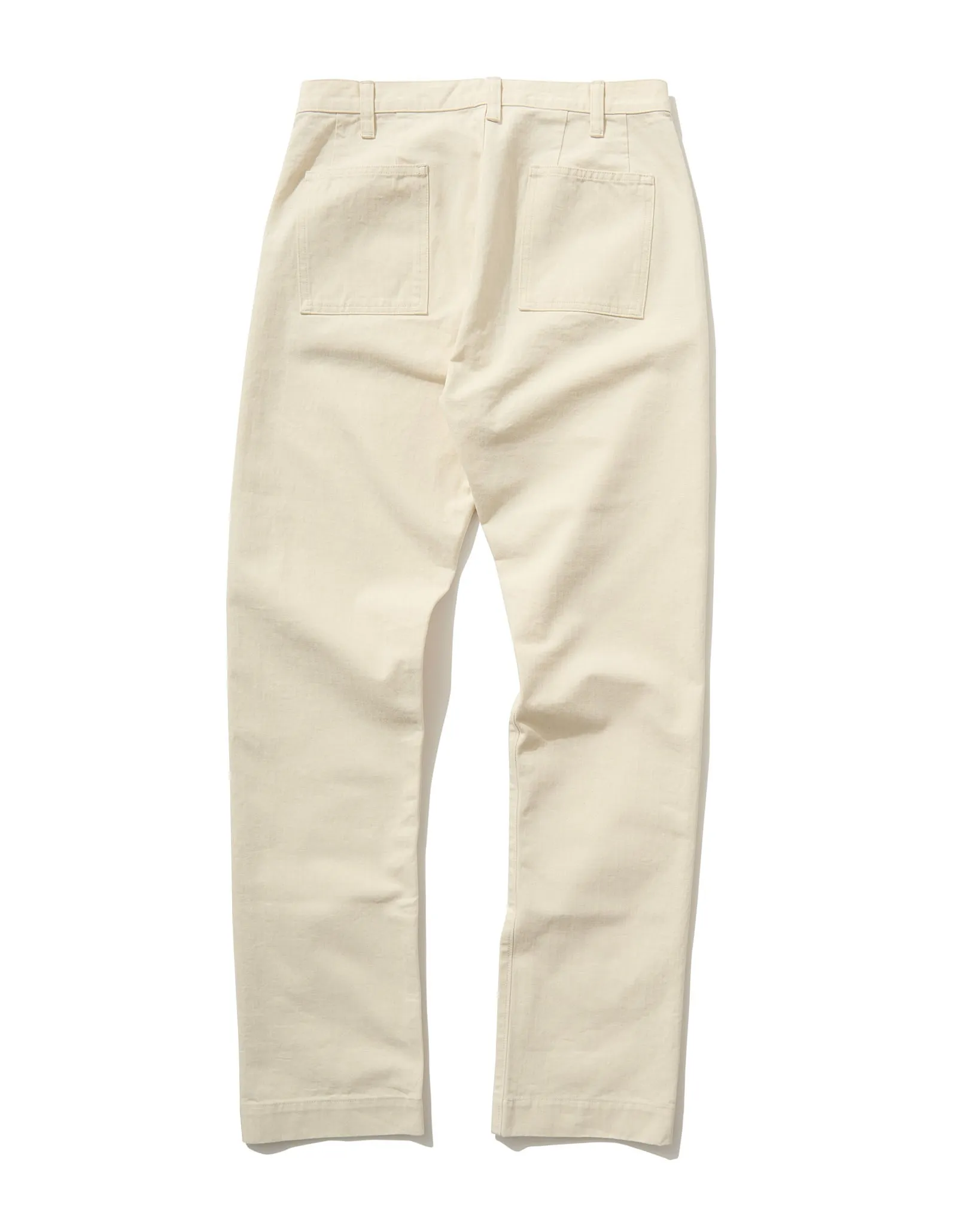 French Pocket Trouser in Cream HBT sold by Rubato product image thumbnail 2