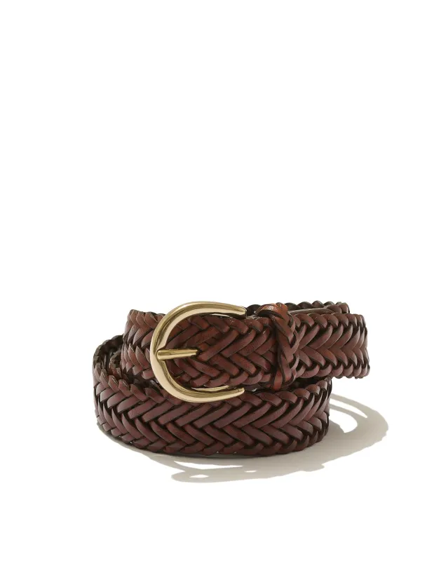 Woven Belt in Brown sold by Rubato