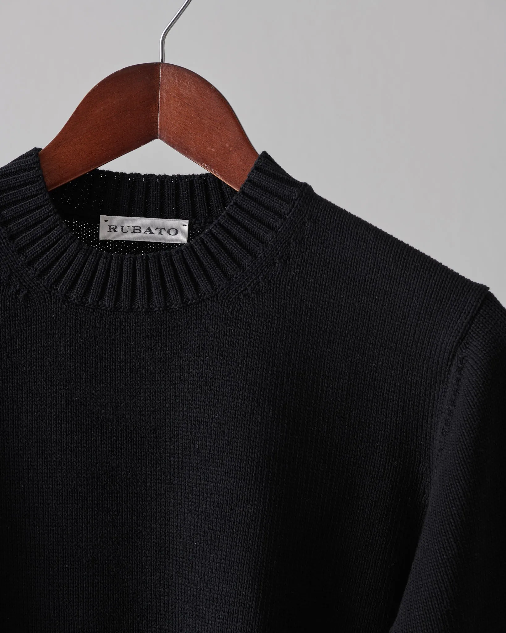 Nonpareil Heavy Crew Neck Nero sold by Rubato product image thumbnail 2