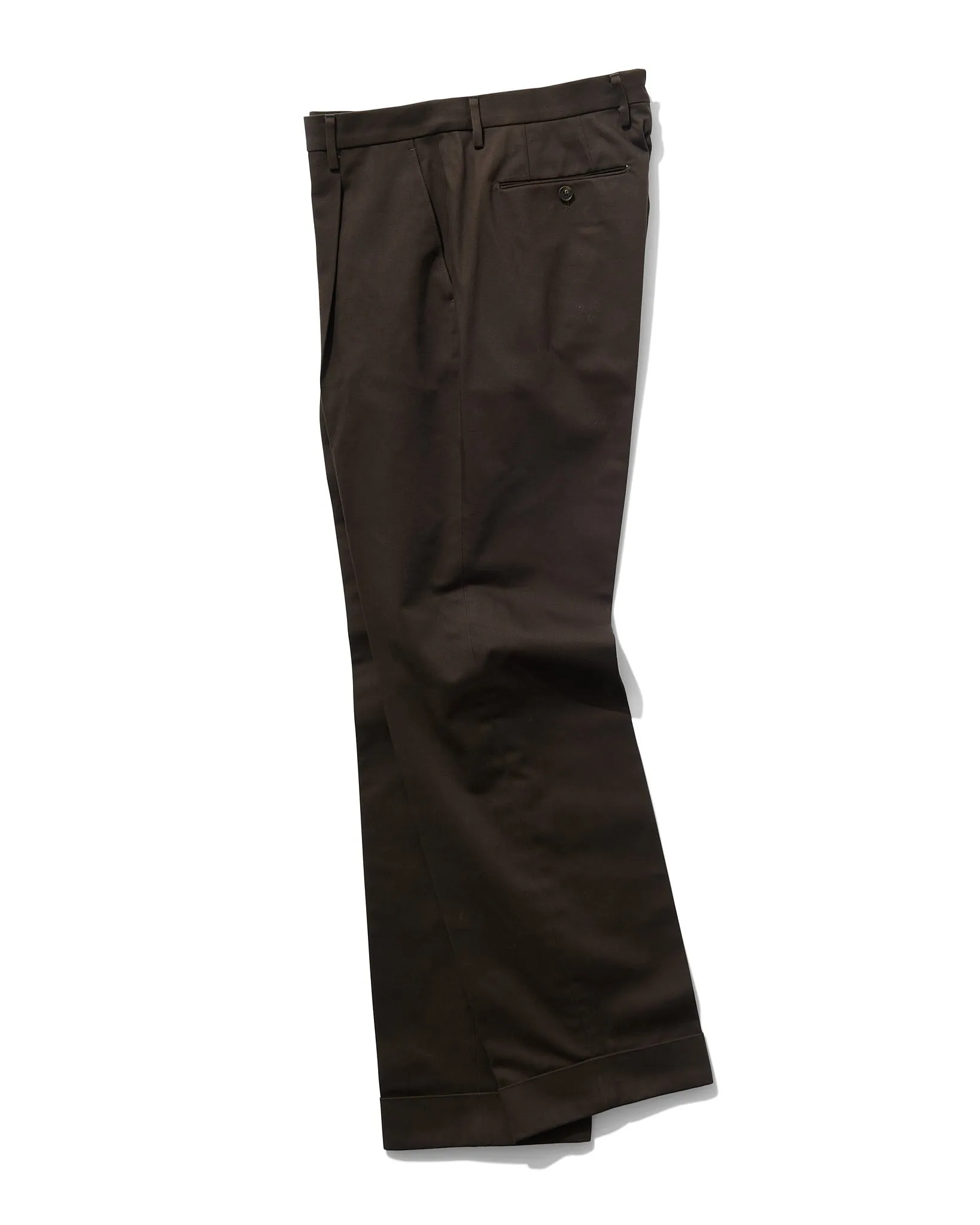 Heavy Weight Dress Chino in Dark Brown sold by Rubato product image thumbnail 2