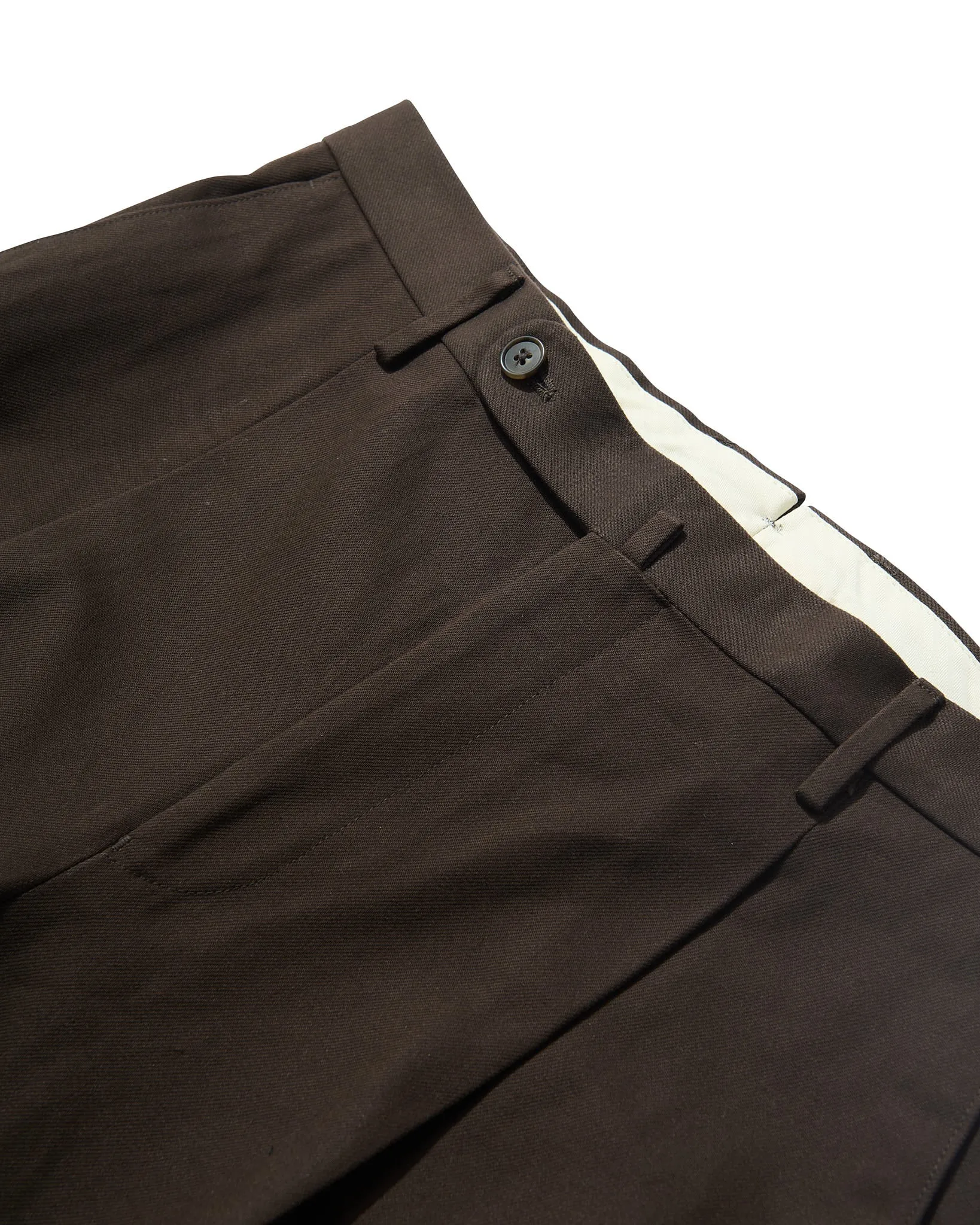 Heavy Weight Dress Chino in Dark Brown sold by Rubato product image thumbnail 4