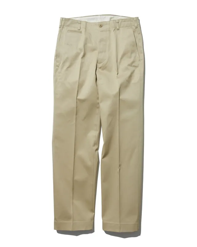 Officer's Chino in Khaki sold by Rubato