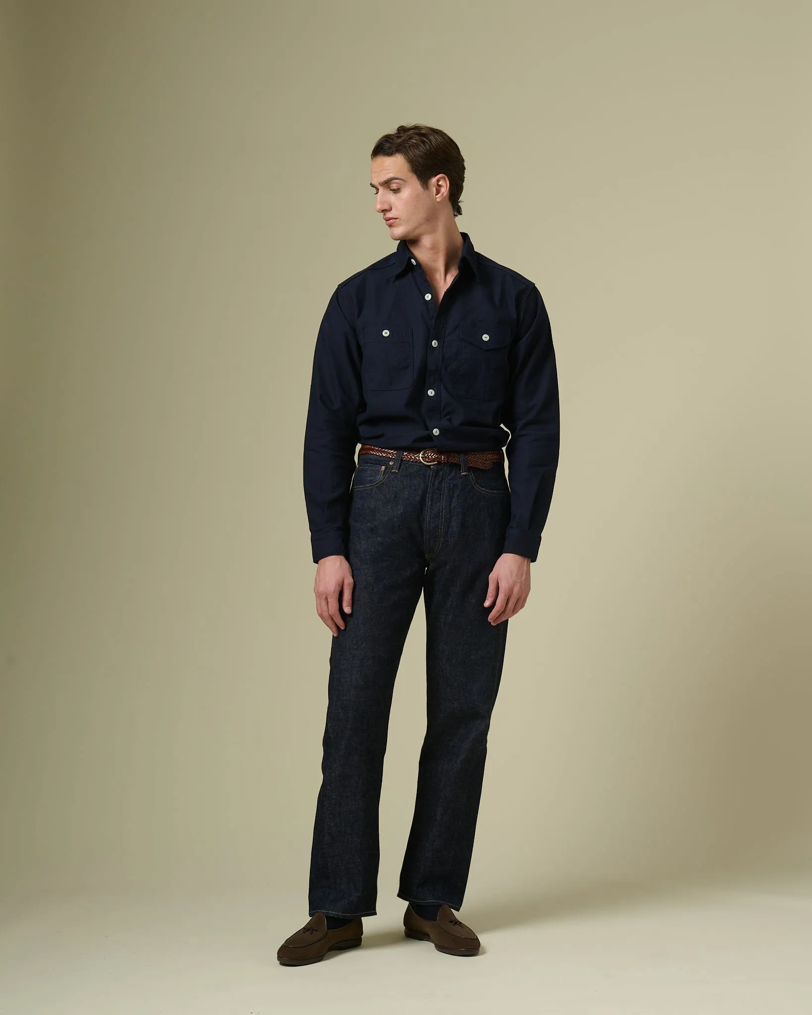 Lot Nr. 1 Denim Dark Blue Rinse sold by Rubato