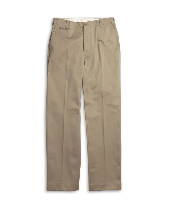 Officer's Chino in Dark Khaki sold by Rubato