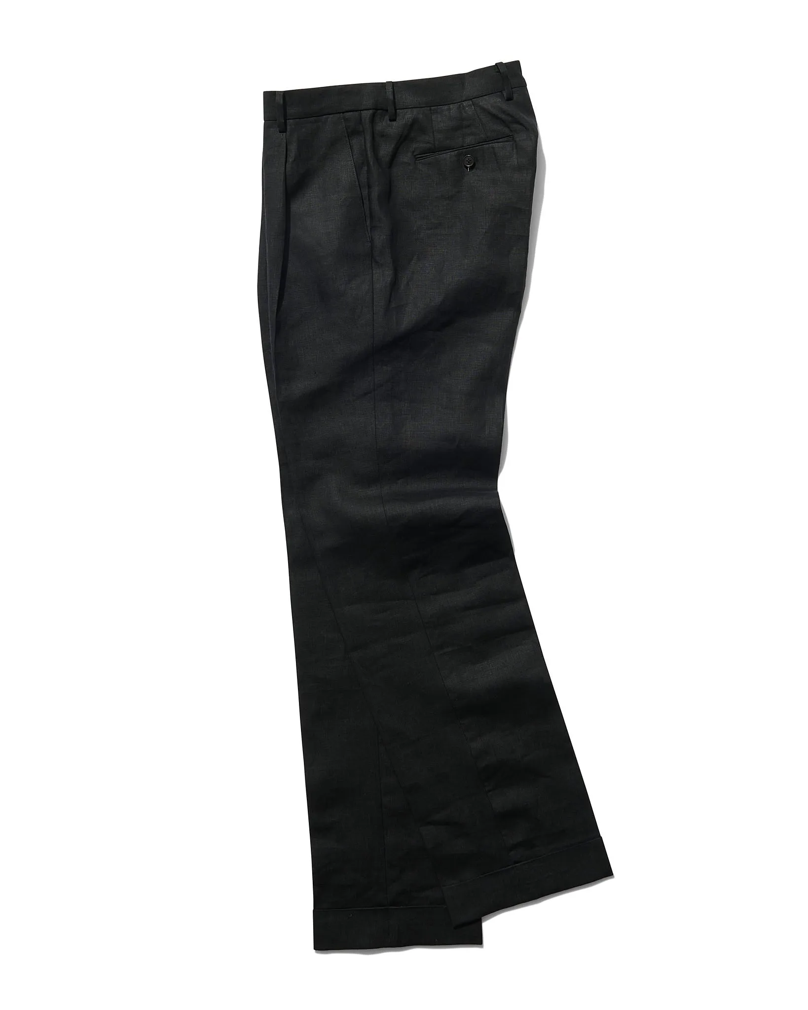 Linen Slacks in Black sold by Rubato