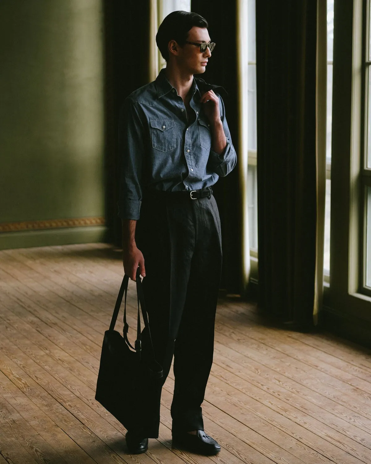 Linen Slacks in Black sold by Rubato product image thumbnail 4