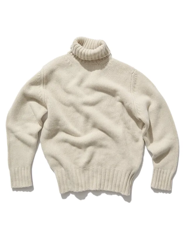 Explorer's Roll Neck in Vellum sold by Rubato