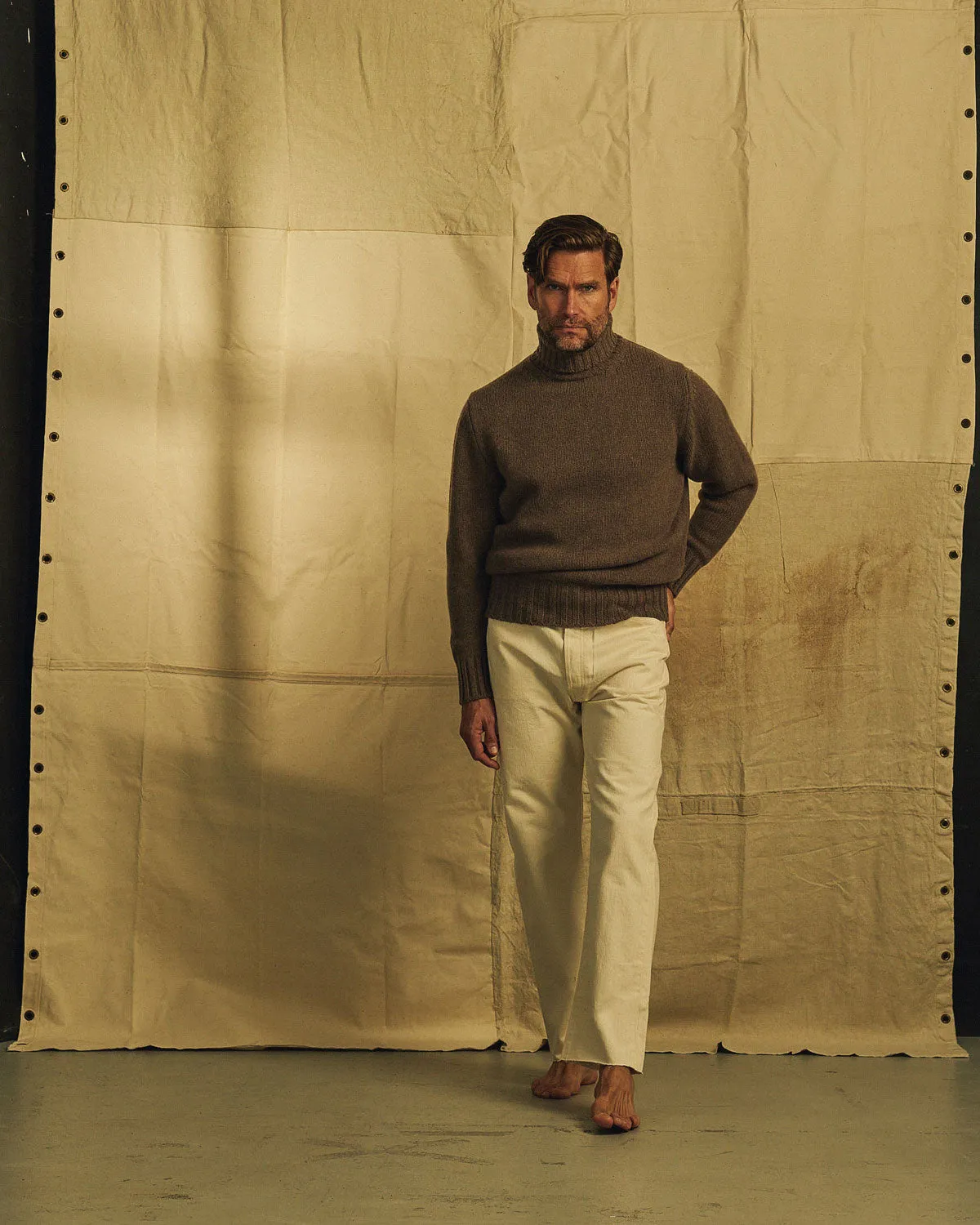 Explorer's Roll Neck in Dun sold by Rubato product image thumbnail 4