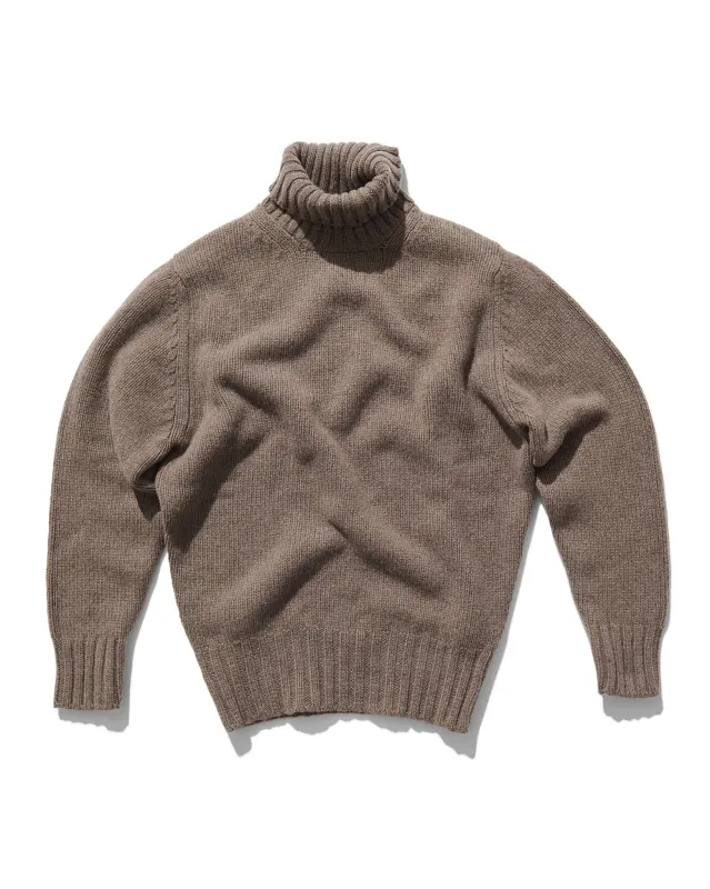 Explorer's Roll Neck in Dun sold by Rubato