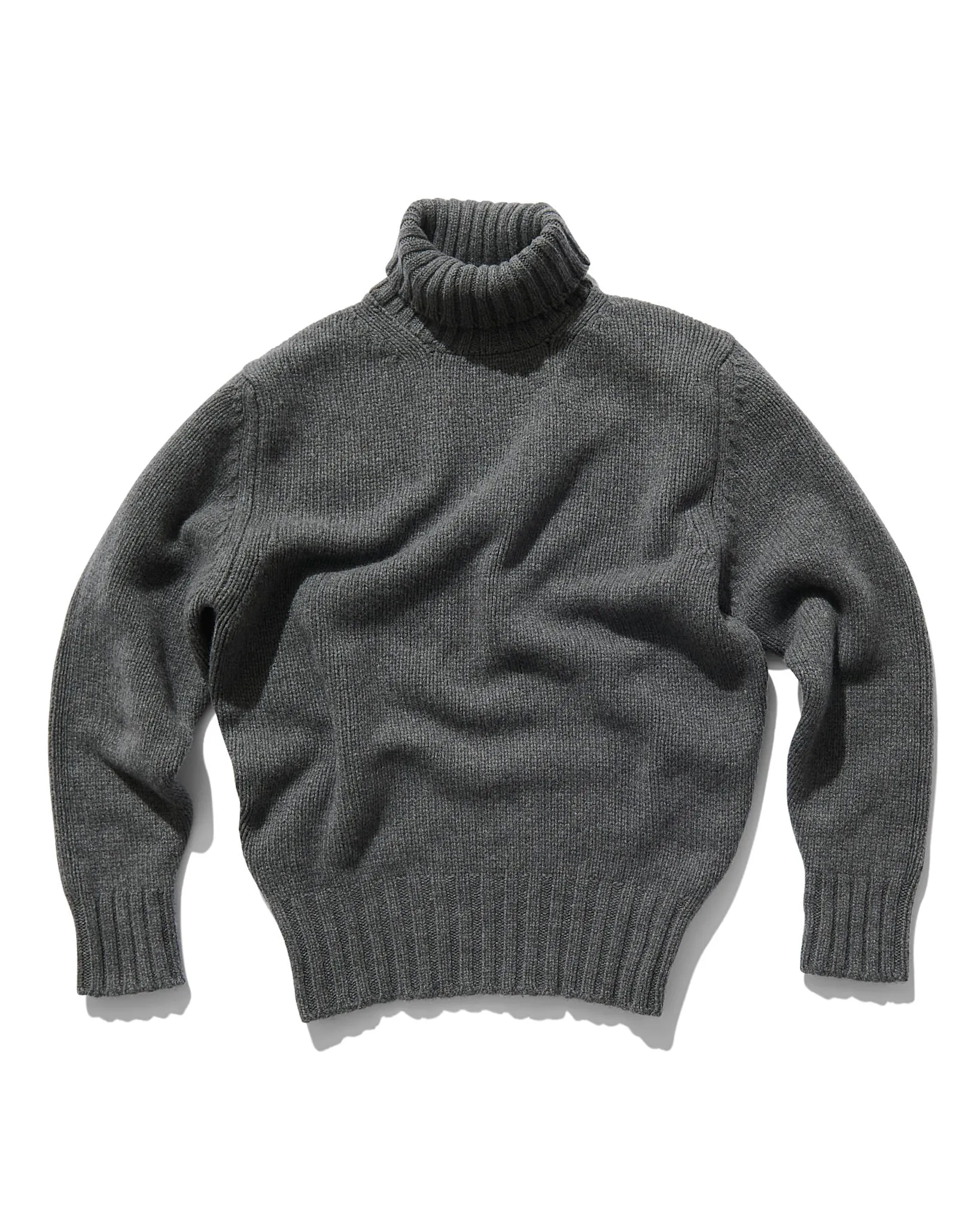 Explorer's Roll Neck in Graphite sold by Rubato
