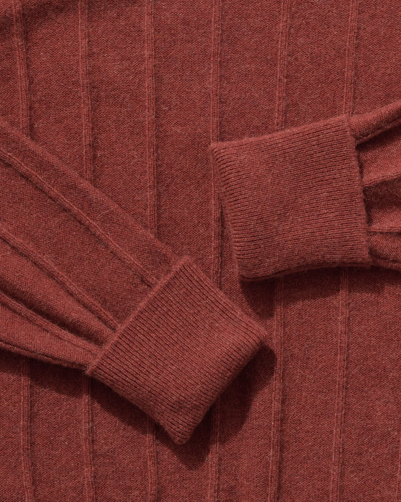 Camelhair Ridge Crew in Persimmon sold by Rubato product image thumbnail 2