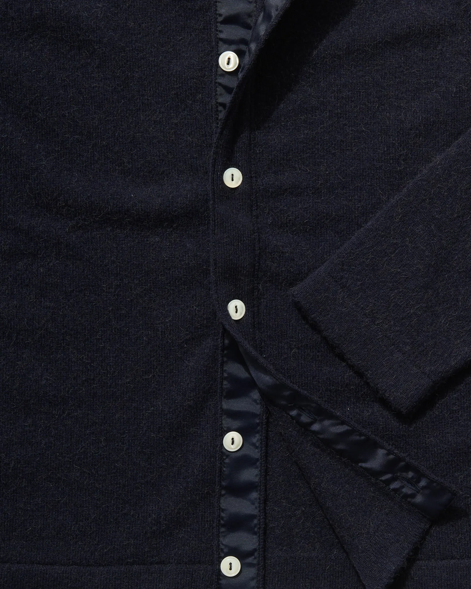 Button-Through Polo in Navy Camelhair sold by Rubato product image thumbnail 2