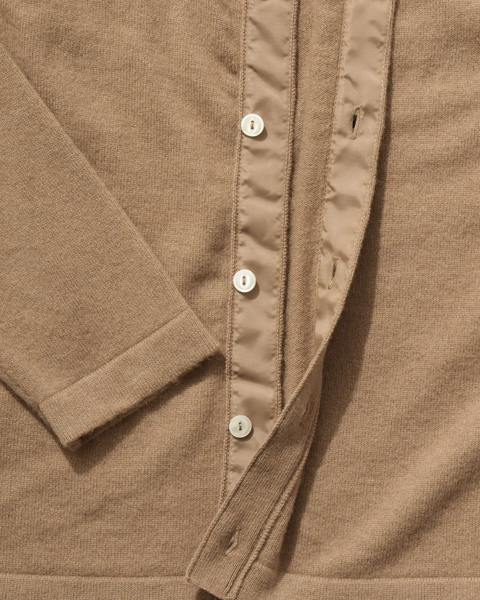 Button-Through Polo in Natural Camelhair sold by Rubato product image thumbnail 2