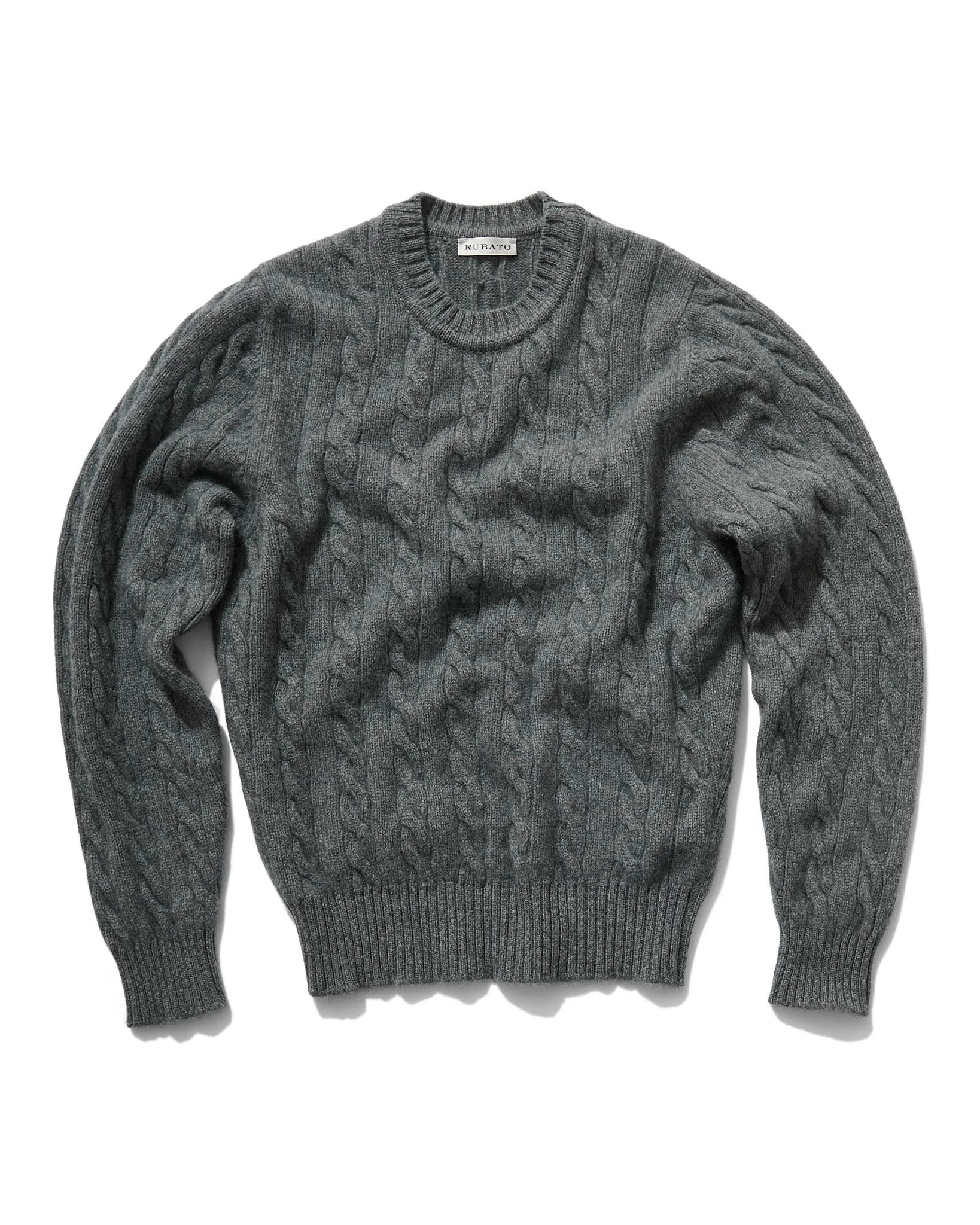Geelongora Cable Knit in Grey sold by Rubato