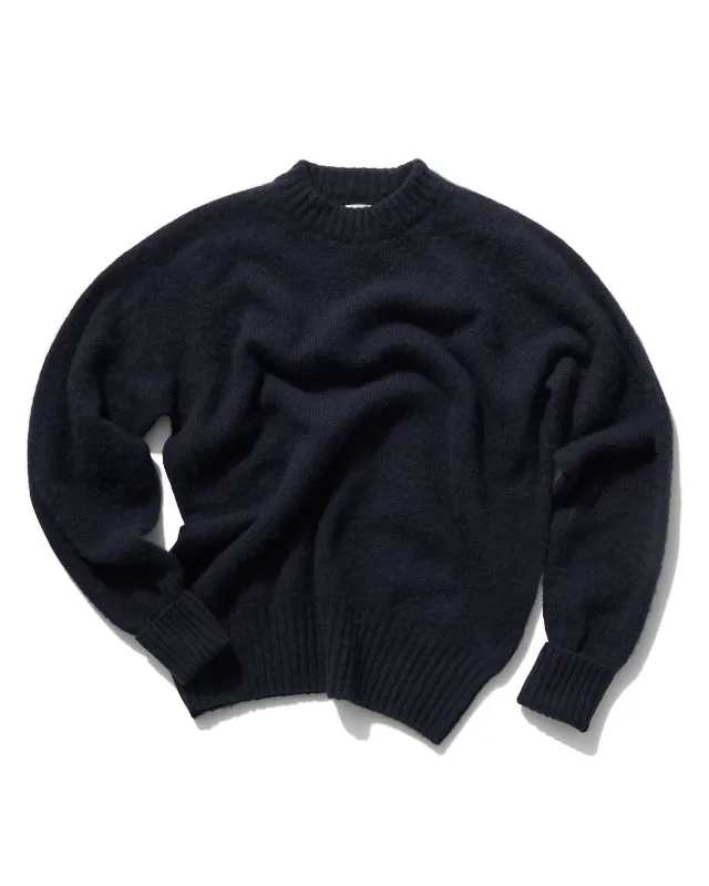 Brushed Shetland in Navy sold by Rubato