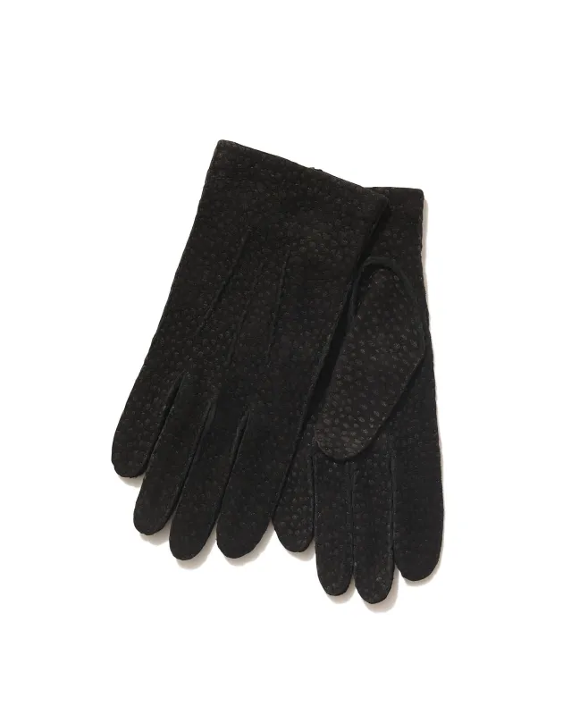 Unlined Carpincho Gloves in Black sold by Rubato