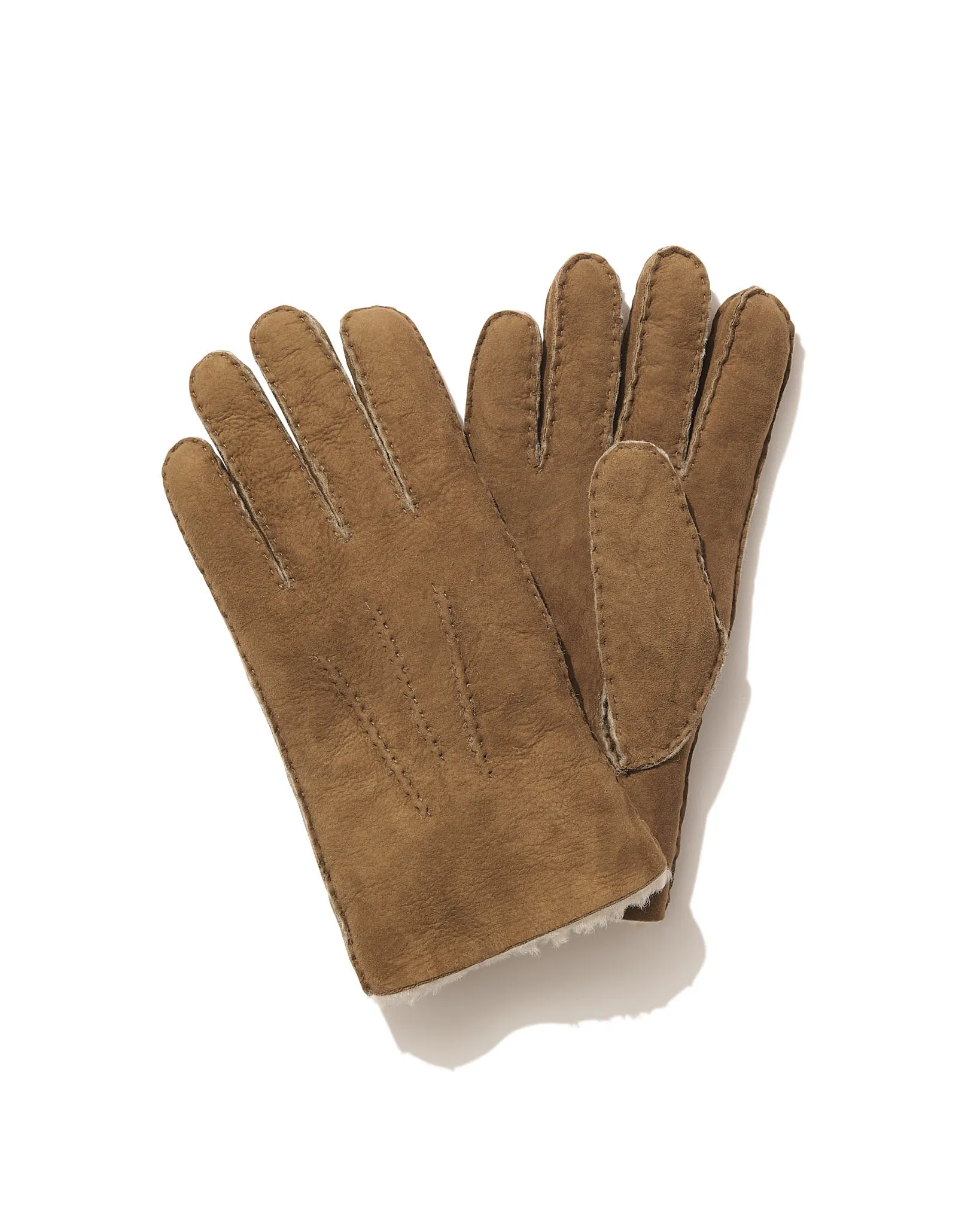 Shearling Gloves in Hazel sold by Rubato product image thumbnail 2
