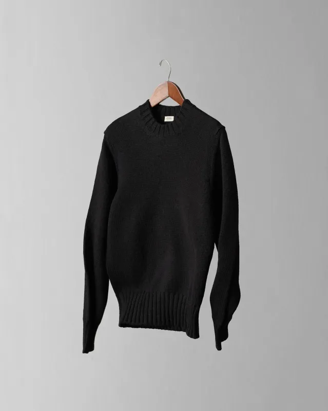 Nonpareil Cortina Crew Neck in Nero sold by Rubato