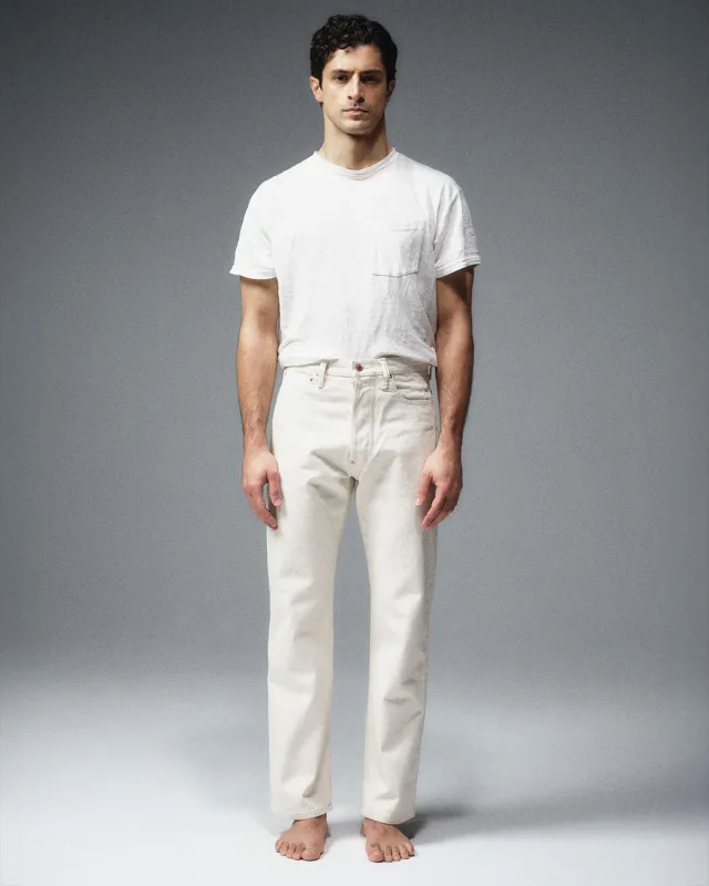 Lot Nr. 2 Denim in Ecru sold by Rubato