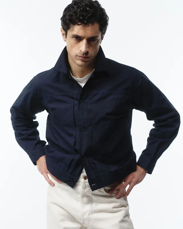 Mercer Jacket in Navy made by Rubato