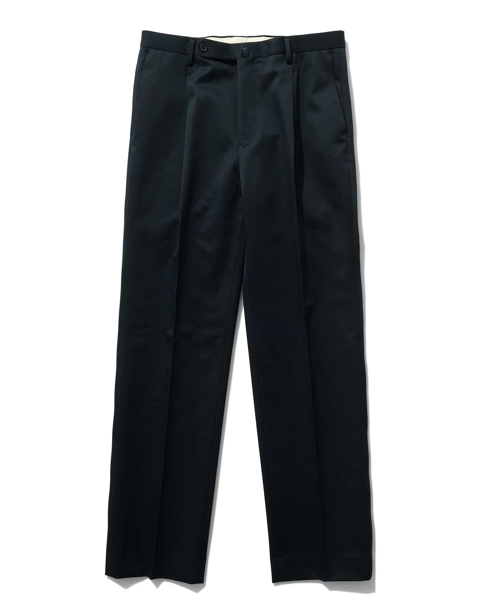 Cotton Slacks in Navy sold by Rubato