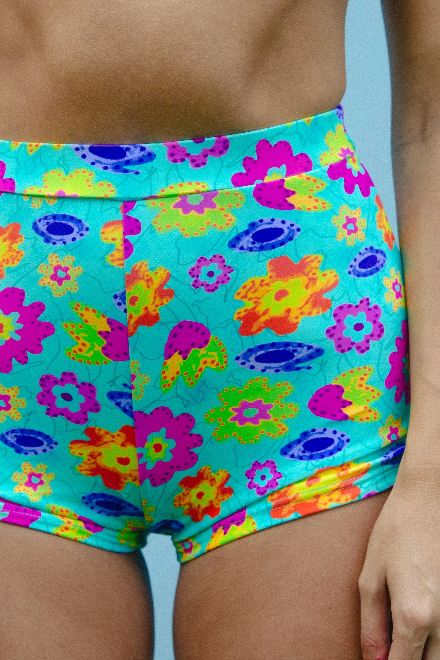 Shorties Pant - Electric Floral sold by SNRKLBR product image thumbnail 2