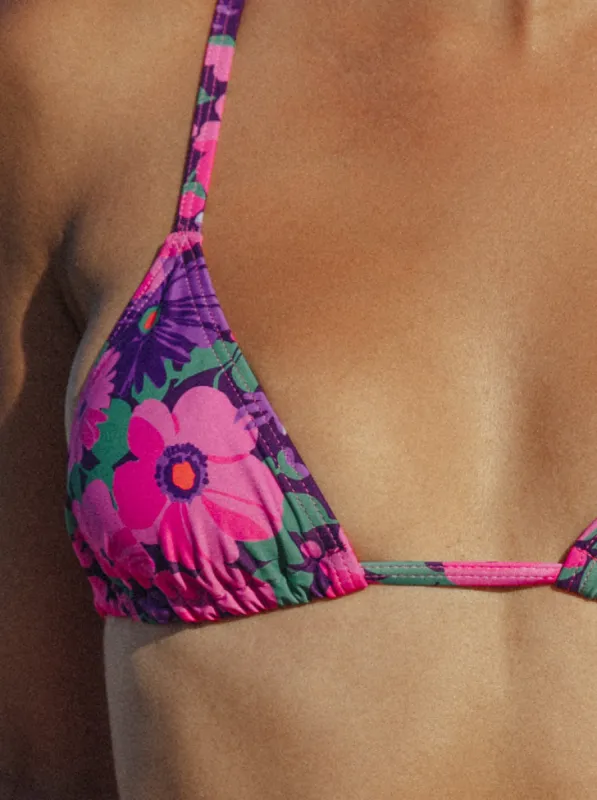 Vice Bikini Top - Magenta Bloom sold by SNRKLBR