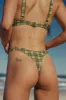 Buffy Bikini Pant - Green Plaid sold by SNRKLBR