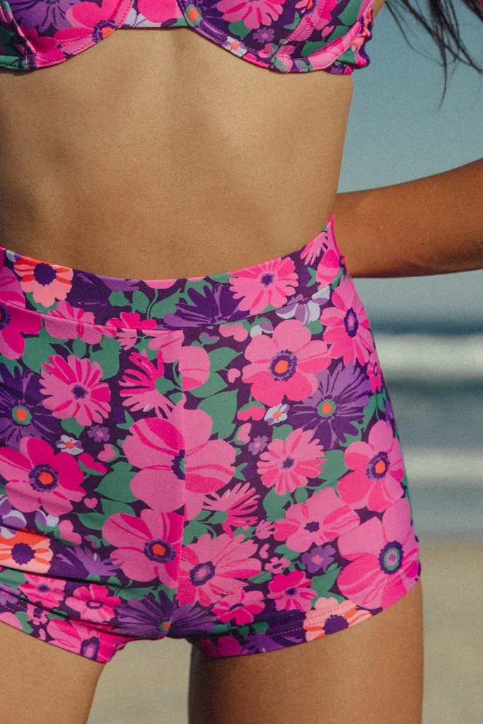 Shorties Pant - Magenta Bloom sold by SNRKLBR