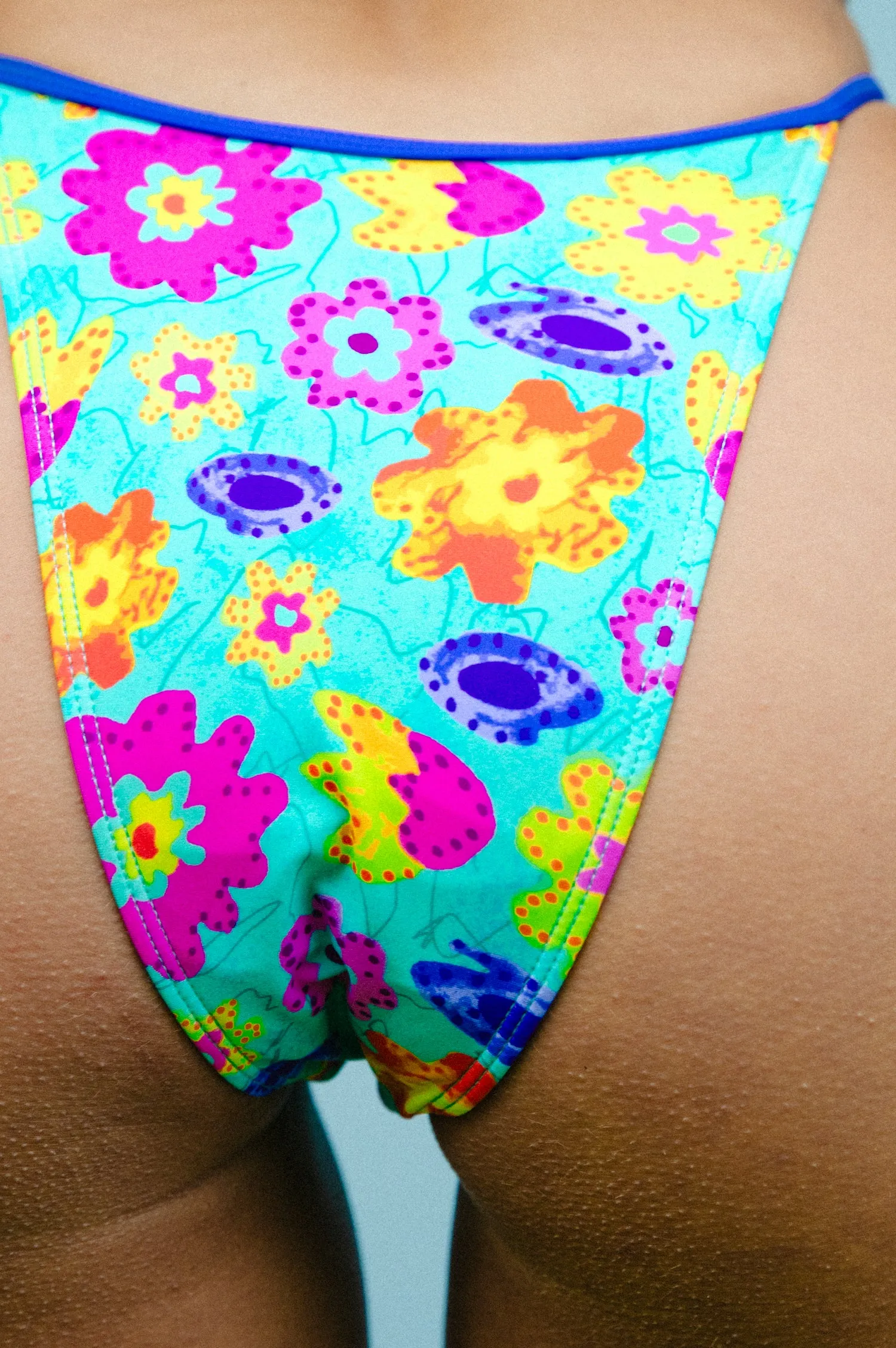 Cabana Bikini Pant - Electric Floral sold by SNRKLBR product image thumbnail 2