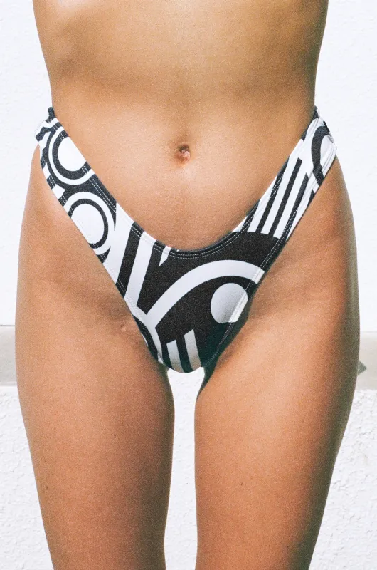 Barbie Cheeky Bikini Pant - Deadstock Geo Black sold by SNRKLBR