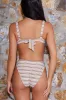 Studio Full Coverage Bikini Pant - Cinnamon Stripe sold by SNRKLBR