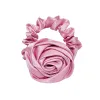 Rosette Scrunchie in Candy Pink sold by Emi Jay